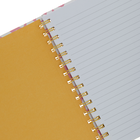 A5 Wiro Pink Flower Notebook image number 2