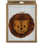 Punch Needle Hoop Kit: Lion image number 1