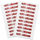 Merry Christmas Stickers: Red image number 1