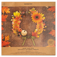 Make Your Own Artificial Autumnal Wreath Kit