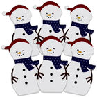 Wooden Jolly Snowman: Pack of 6 image number 1