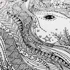 Art Maker Glitter Colouring Canvas: Unicorn image number 3