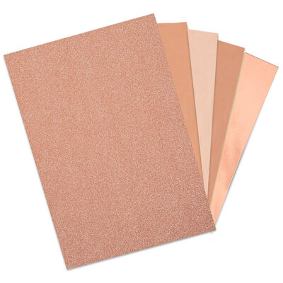 Sizzix Surfaces Rose Gold Opulent Cardstock: Pack of 50 image number 1