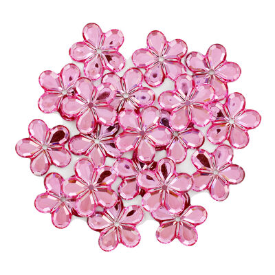Pink Flower Embellishments - 15g image number 2