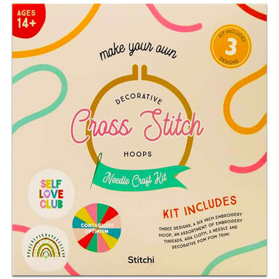 Stitchi Cross Stitch Kit: Positive Vibes image number 1