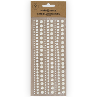 Pearl Chain Embellishments: Pack of 9