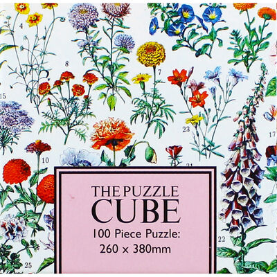 Floral 100 Piece Jigsaw Puzzle image number 2