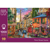 Paris Street Scene 1000 Piece Jigsaw Puzzle