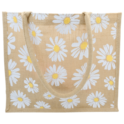Jute Daisy Shopping Bag image number 1