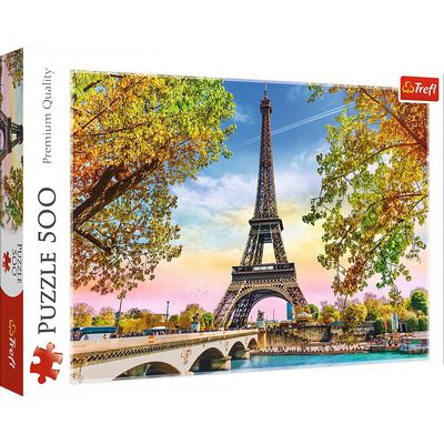 Romantic Paris 500 Piece Jigsaw Puzzle image number 1