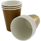 Gold Paper Cups - 8 Pack image number 2
