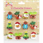 Christmas Character Erasers image number 1