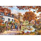 Village In Autumn 500 Piece Jigsaw Puzzle image number 2