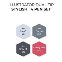 Spectrum Noir Illustrator Dual-Tip Brush Markers: Stylish
