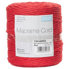 Trimits: Red Cotton Macrame Cord 87m x 4mm image number 1