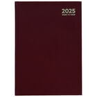 A5 Red Week to View 2025 Diary image number 1
