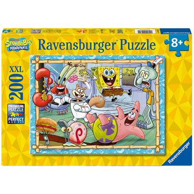 SpongeBob Squarepants XXL 200 Piece Jigsaw Puzzle image number 1