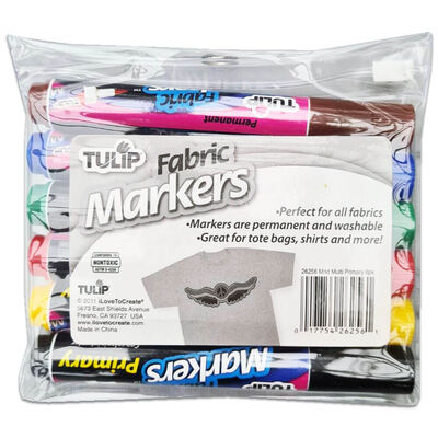 Tulip Primary Fabric Markers: Pack of 6 image number 2