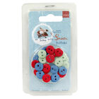At Home with Santa Buttons - Pack of 30 image number 1