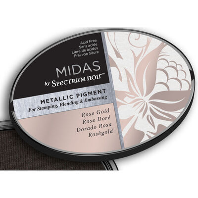 Midas by Spectrum Noir Metallic Pigment Inkpad - Rose Gold image number 4