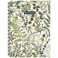 A5 Wiro Mixed Leaves Notebook