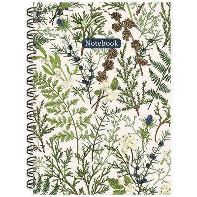 A5 Wiro Mixed Leaves Notebook image number 1