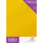 Crafters Companion Glitter Card 10 Sheet Pack - Solar Gold image number 1
