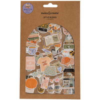 Book Club Puffy Stickers: Pack of 50 image number 1