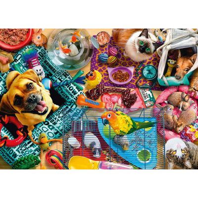 Pets in the Home Tabletop 500 Piece Jigsaw Puzzle image number 2