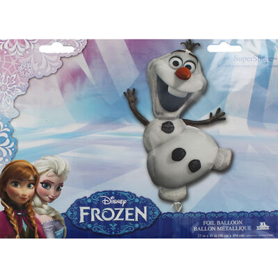 23 Inch Disney Frozen Olaf Super Shape Helium Balloon image number 1