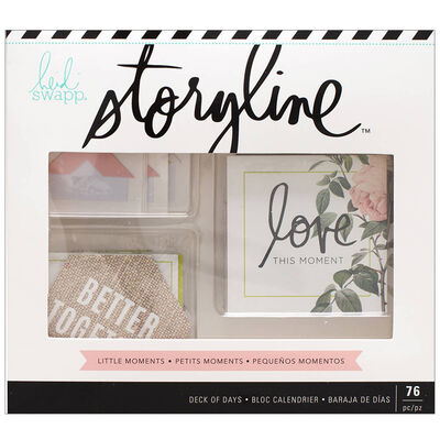 American Crafts: Heidi Swapp Storyline Collection: Deck of Days 76 Piece Journal Kit image number 1