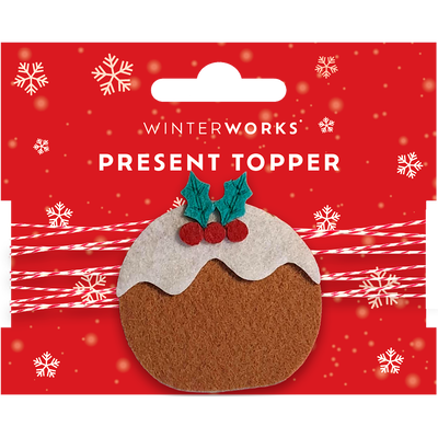 Christmas Pudding Present Topper Bundle image number 2
