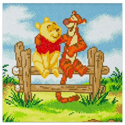 Pooh and Tigger Crystal Art Kit image number 2