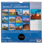 World Landmarks Square Calendar 2027 image number 2