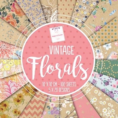 Vintage Florals Design Pad