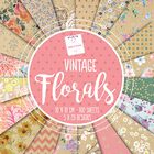 Vintage Florals Design Pad: 10 x 10cm image number 1