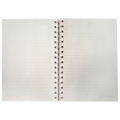 A5 Wiro Think Happy Thoughts Lined Notebook image number 2