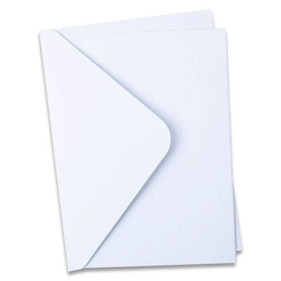 Sizzix White A6 Cards & Envelopes: Pack of 10 image number 2