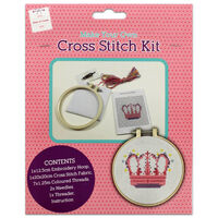 Make Your Own Cross-Stitch Kit: Crown