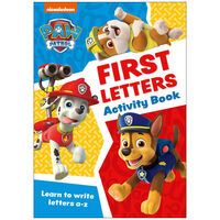 Paw Patrol First Letters Activity Book