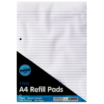 A4 Refill Pads: Pack of 5 image number 1