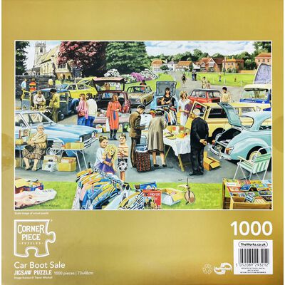 Car Boot Sale 1000 Piece Jigsaw Puzzle image number 3