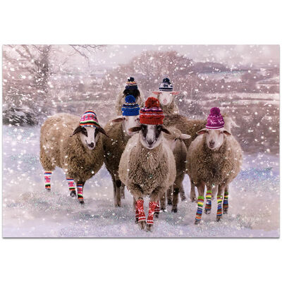 Sheep Cancer Research UK Charity Christmas Cards: Pack of 10 image number 2