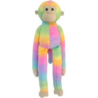 PlayWorks 56cm Rainbow Hanging Monkey