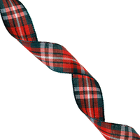Tartan Satin Ribbon 3m