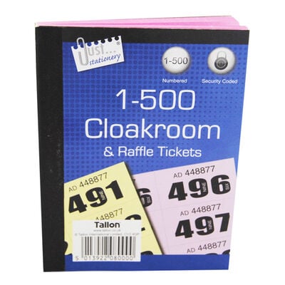 Assorted Cloakroom and Raffle Tickets image number 1
