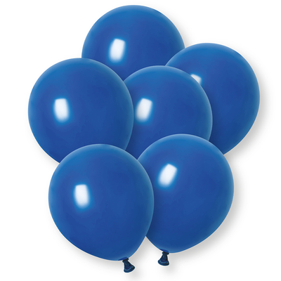 12 Inch Evening Blue Premium Latex Helium Balloons: Pack of 10 image number 2