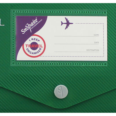 Snopake Fusion Travel Holder Wallet - Green image number 3