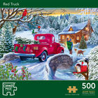 Red Truck 500 Piece Jigsaw Puzzle image number 1