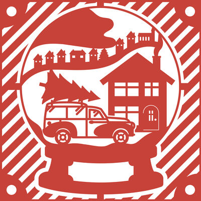 Snow Globe Craft A Card Cutting Die image number 2